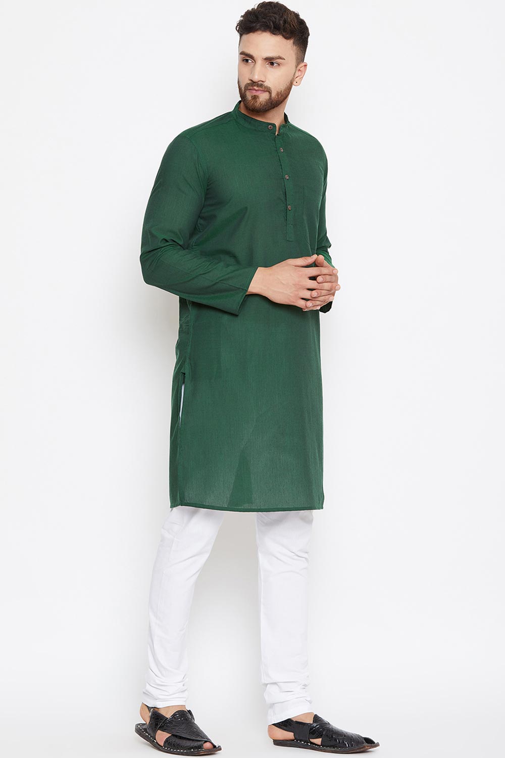 Shop Men's Kurta in Green