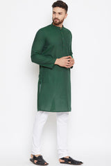 Shop Men's Kurta in Green