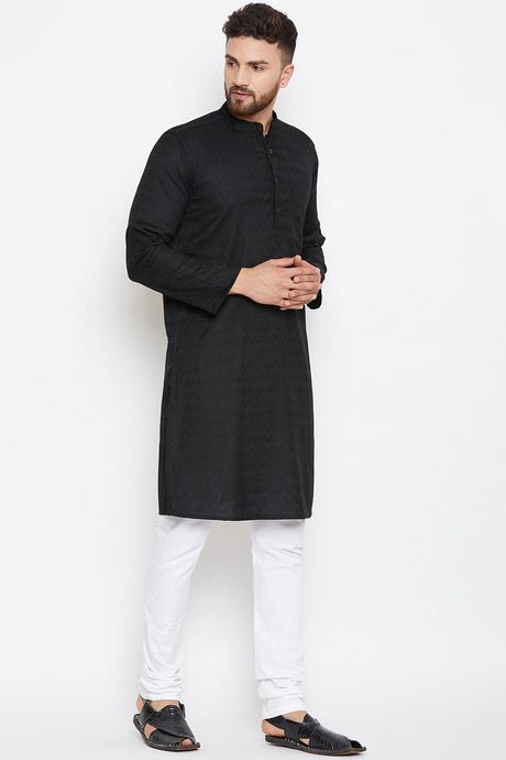 Shop Men's Kurta in Black