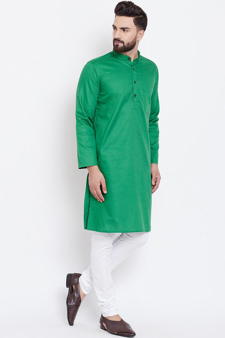 Shop Men's Kurta in Green