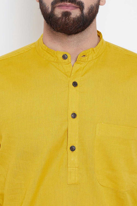 Shop Men's Cotton Solid Kurta Online