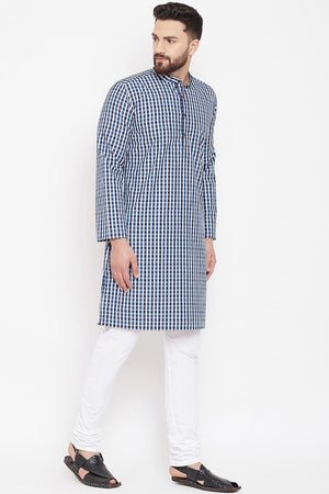 Shop Men's Kurta in Blue