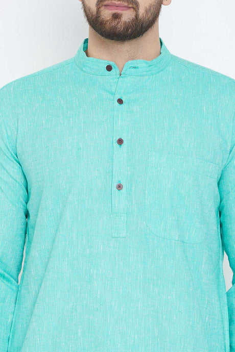 Shop Men's Cotton Solid Kurta Online