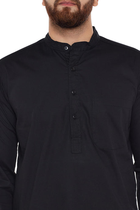 Shop Men's Cotton Solid Kurta Online