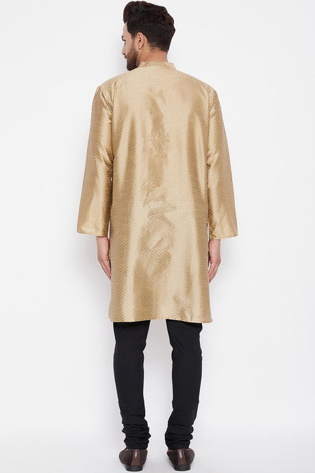 Buy Men's Kurta in Gold Online