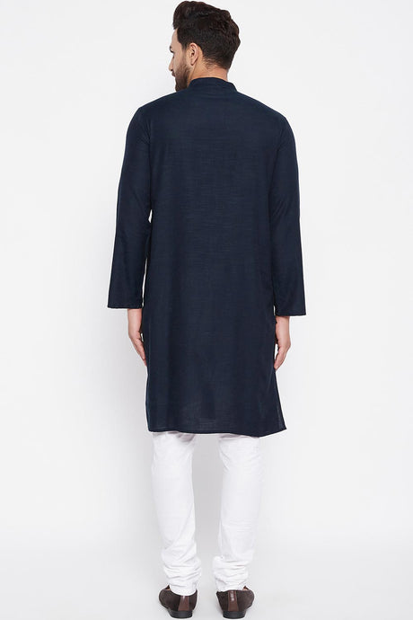 Buy Men's Kurta in Blue Online