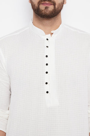 Shop Men's Dupion Art Silk Solid Kurta Online
