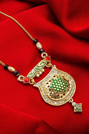  Shop Alloy Mangalsutra  For Women's  in Gold At KarmaPlace