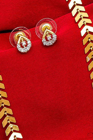 Women's Alloy Mangalsutra Set in Gold Online