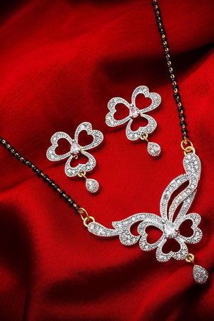  Buy Women's Alloy Mangalsutra Set in Silver and Gold Online