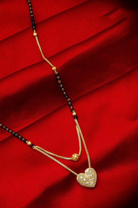  Buy Women's Alloy Mangalsutra in Gold and Black Online