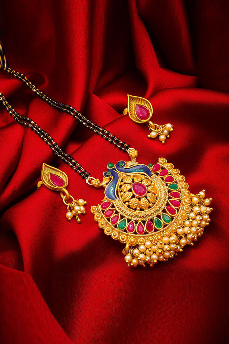 Buy Women's Alloy Mangalsutra Set in Gold Online