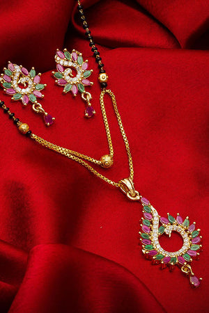  Shop  Alloy Mangalsutra  For Women's Set in Gold and Black At KarmaPlace