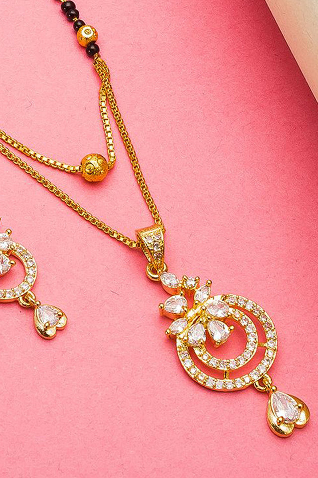  Shop  Alloy Mangalsutra  For Women's Set in Gold and Black At KarmaPlace