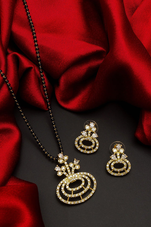 Buy Women's Alloy Mangalsutra Set in Gold
