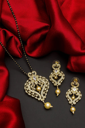 Buy Women's Alloy Mangalsutra Set in Gold