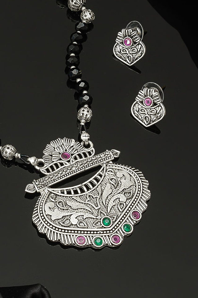 Shop Women's Oxidized Mangalsutra Set Online
