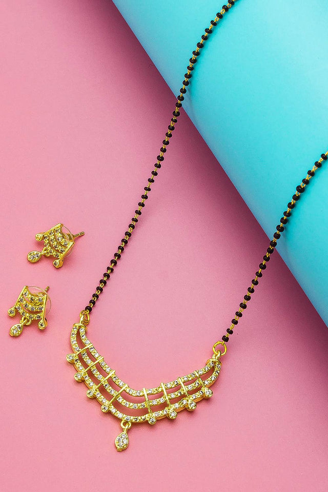 Buy Women's Alloy Mangalsutra Set in Gold