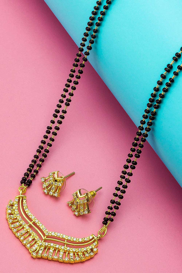 Buy Women's Alloy Mangalsutra Set in Gold