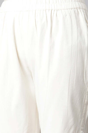 Buy Men's White Silk Blend Geometric Printed Men's Kurta Pajama Jacket Set Online