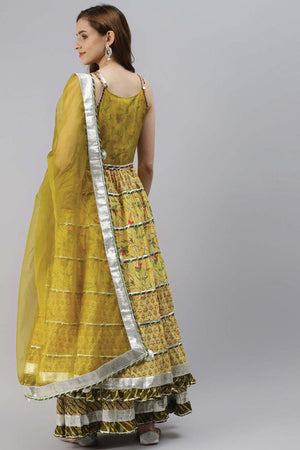 Buy Men's Copper Silk Blend Floral Printed Men's Kurta Pajama Jacket Set Online