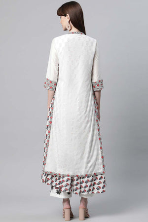 Buy Men's Copper Silk Blend Solid Men's Kurta Pajama Jacket Set Online