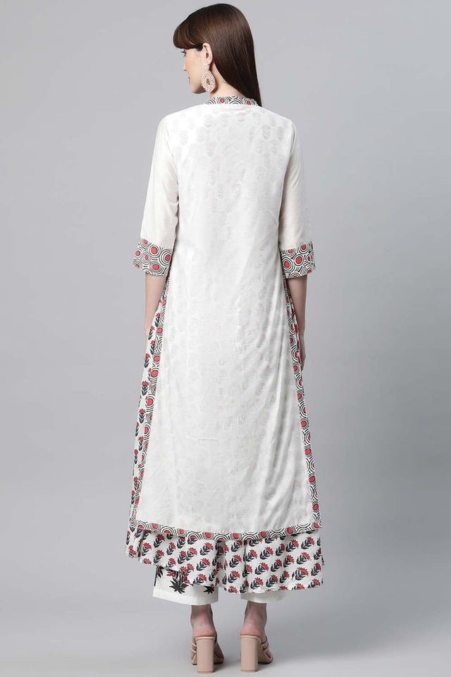 Buy Men's Copper Silk Blend Solid Men's Kurta Pajama Jacket Set Online