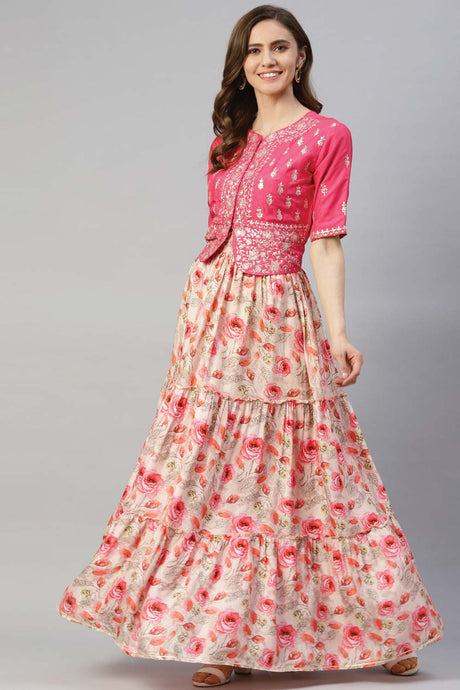 Buy Men's White Silk Blend Geometric Printed Men's Kurta Pajama Jacket Set Online