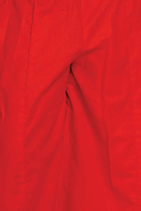 Buy Girl's Yellow And Red Printed Kurta With Palazzos Online - Zoom Out