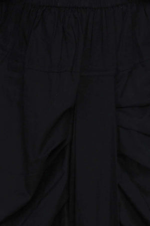 Buy Boy's Black Kurta Dhoti Set With Green Waistcoat Set Online - Zoom Out