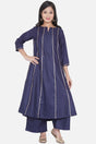 Buy Girl's Navy Kurta Set Online