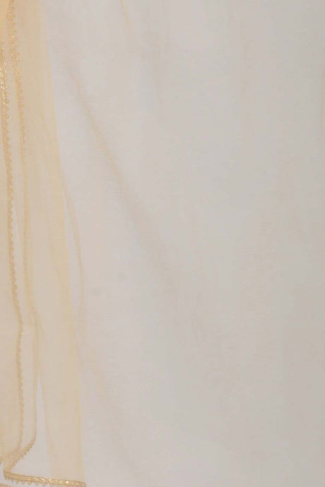 Buy Girl's Burgundy Embroidered Kurta With Sharara And With Dupatta Online - Zoom Out