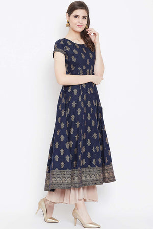 Buy Men's Copper Silk Blend Geometric Printed Men's Kurta Pajama Jacket Set Online