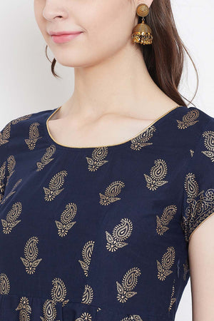 Buy Men's Copper Silk Blend Geometric Printed Men's Kurta Pajama Jacket Set Online