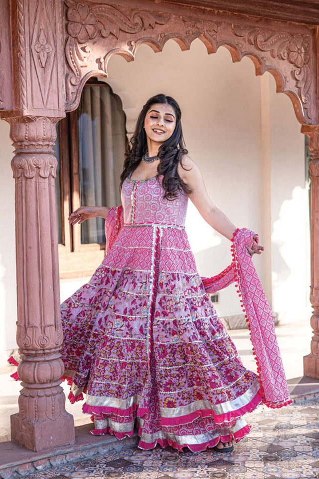 Buy Men's Copper Silk Blend Floral Printed Men's Kurta Pajama Jacket Set Online