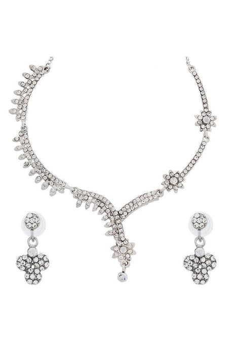 Buy Women's Alloy Necklace in White Online