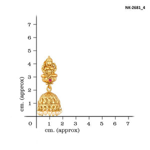 Women's Alloy Necklace Set In Gold And White