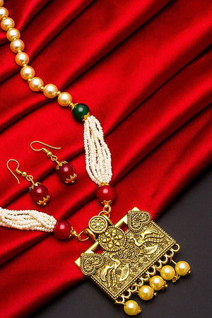 Shop Alloy Necklace  For Women's  Set in Gold At KarmaPlace