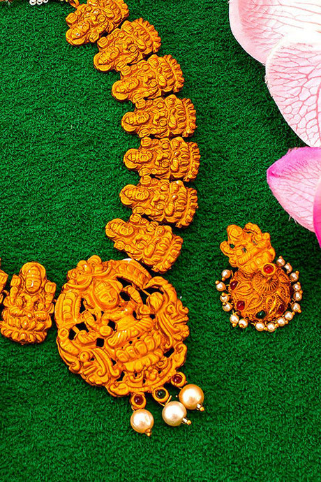 Shop  Alloy Necklace  For Women's Set in Gold At KarmaPlace