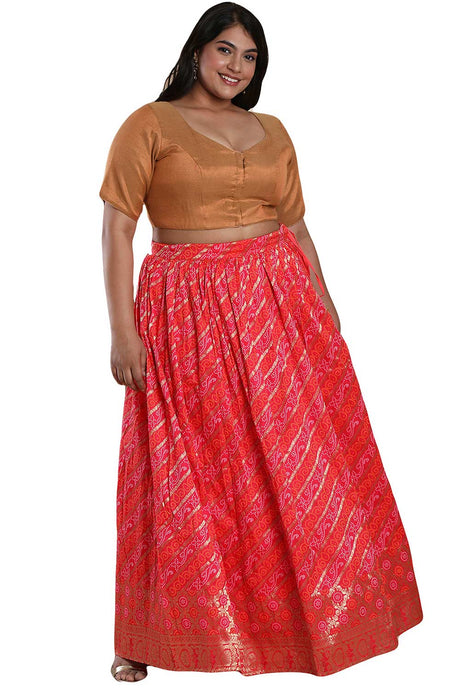 Buy Rose Gold Shimmer Readymade Saree Blouse Online - KARMAPLACE