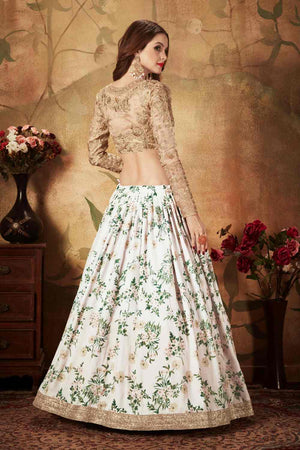 Shop Organza Fabric Lehenga Choli