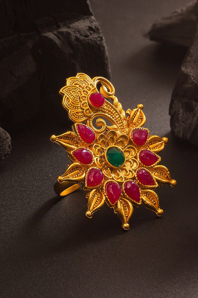 Buy Women's Alloy Ring in Gold Online