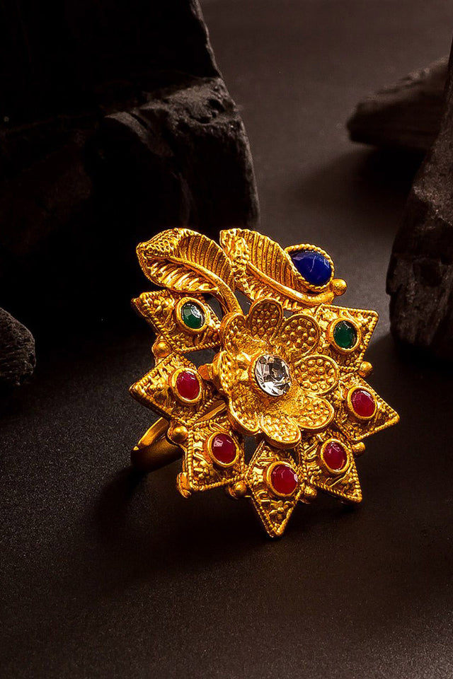 Buy Women's Alloy Ring in Gold Online