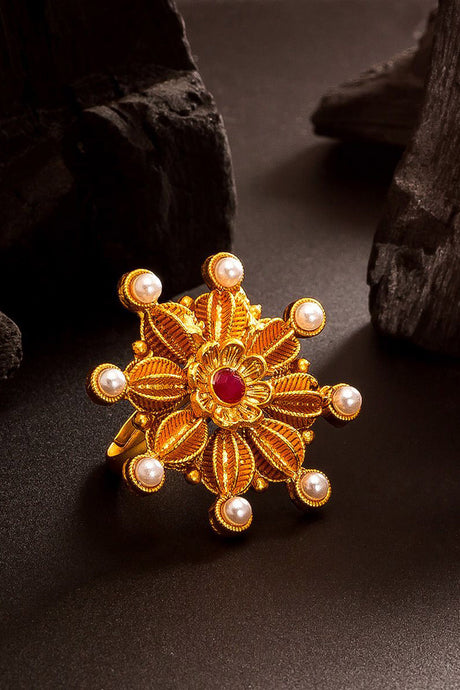 Buy Women's Alloy Ring in Gold Online