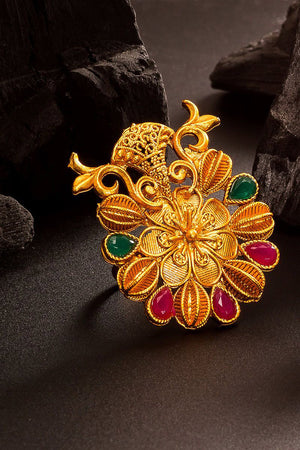 Buy Women's Alloy Ring in Gold Online