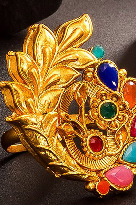 Shop  Alloy Ring For Women's in Gold At KarmaPlace