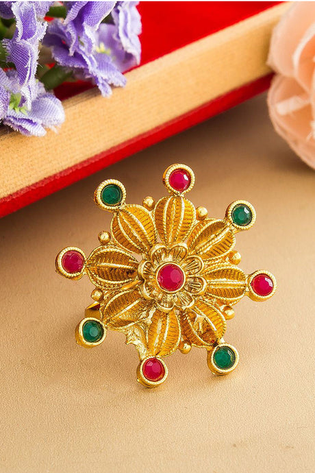 Buy Women's Alloy Ring in Gold Online