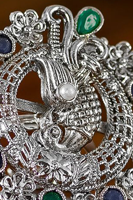 Shop  Oxidized Ring For Women's in Silver At KarmaPlace