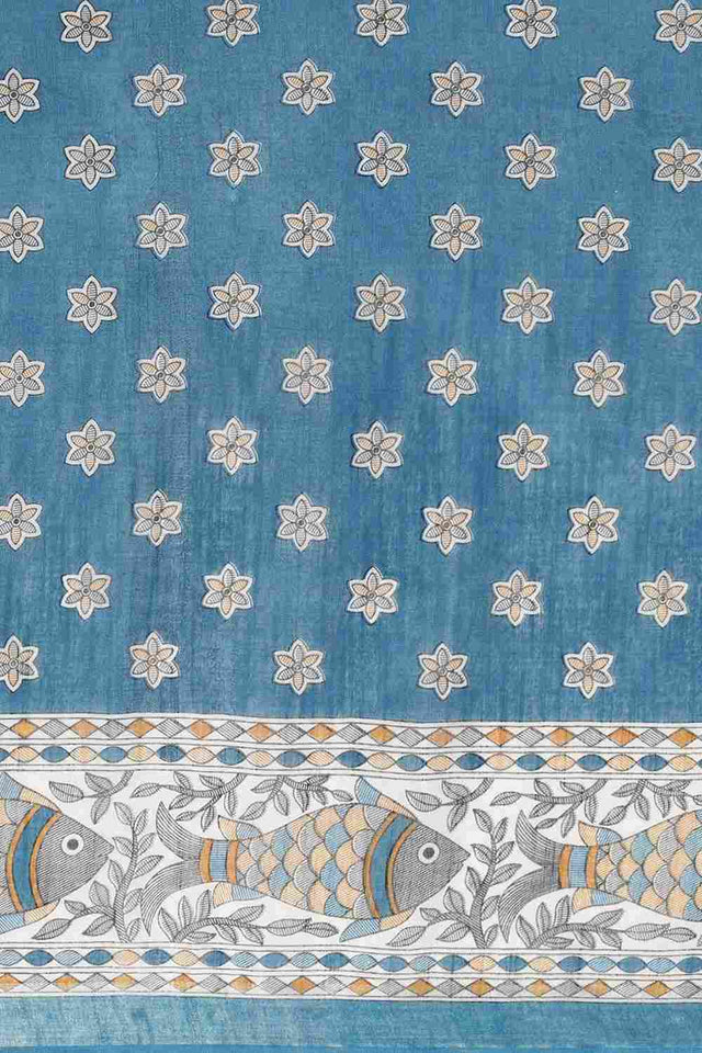 Blue Liva Indian Saree