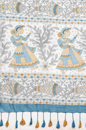 Blue Liva Indian Saree